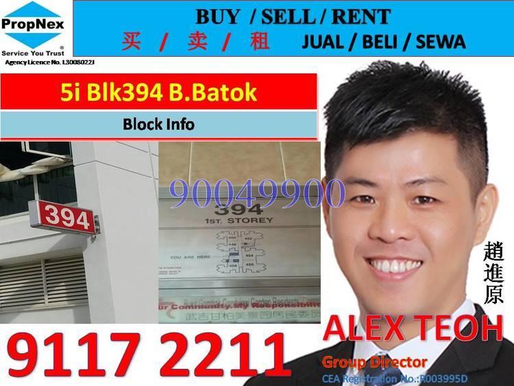 Blk 394 Bukit Batok West Avenue 5 (Bukit Batok), HDB 5 Rooms #161191442